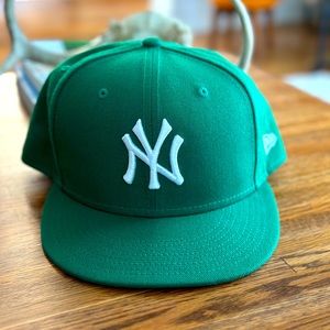 Official MLB Green New York Yankees Hat